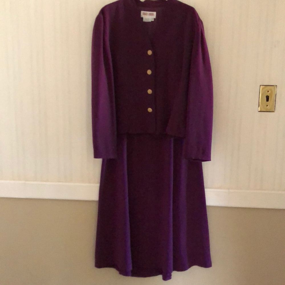 Vintage Maggy London 2 Piece Dress